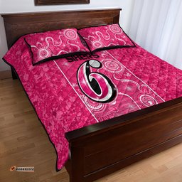 Custom Sydney Sixers Cricket Quilt Bed Set The Fourth Time Champions Aboriginal