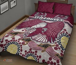 sea eagles quilt bed set special indigenous