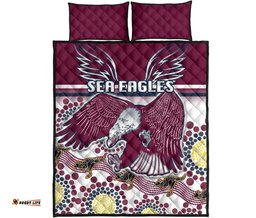 sea eagles quilt bed set special indigenous
