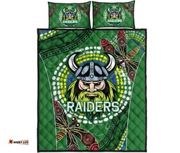 raiders quilt bed set aboriginal
