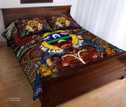 The Land Owns Us Aboriginal Quilt Bed Set
