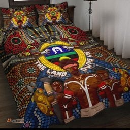 The Land Owns Us Aboriginal Quilt Bed Set