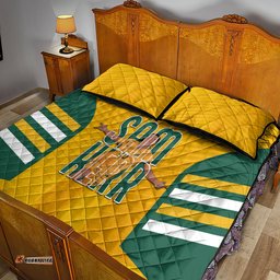 custom australia matildas quilt bed set sam kerr legend