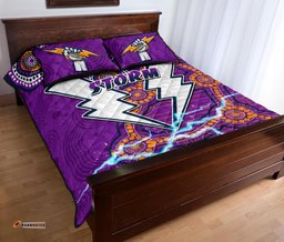 Storm Quilt Bed Set Melbourne Indigenous Thunder