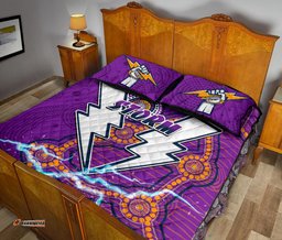 Storm Quilt Bed Set Melbourne Indigenous Thunder