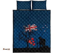 Remembering The ANZACs New Zealand Quilt Bed Set