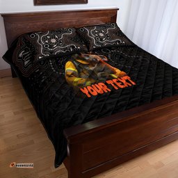 Personalised Paws For Australia Quilt Bed Set Bushfire Awareness Indigenous Aboriginal