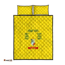 Custom Australia Cricket Quilt Bed Set History Champions World Cup Unique