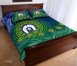 Torres Strait Islanders Quilt Bed Set Aboriginal Turtle