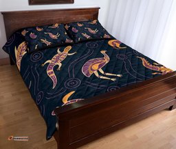 Quilt Bed Set Indigenous Animals Patterns