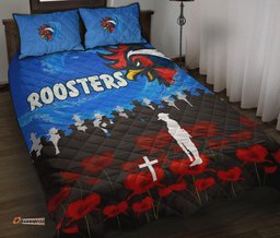 Sydney Roosters Quilt Bed Set Prairie Style