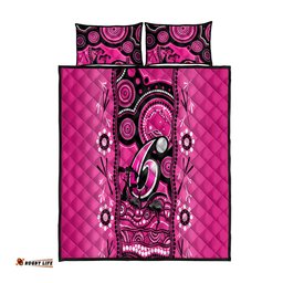 Sydney Sixers Cricket Quilt Bed Set Happy Australia Day Aboriginal Art