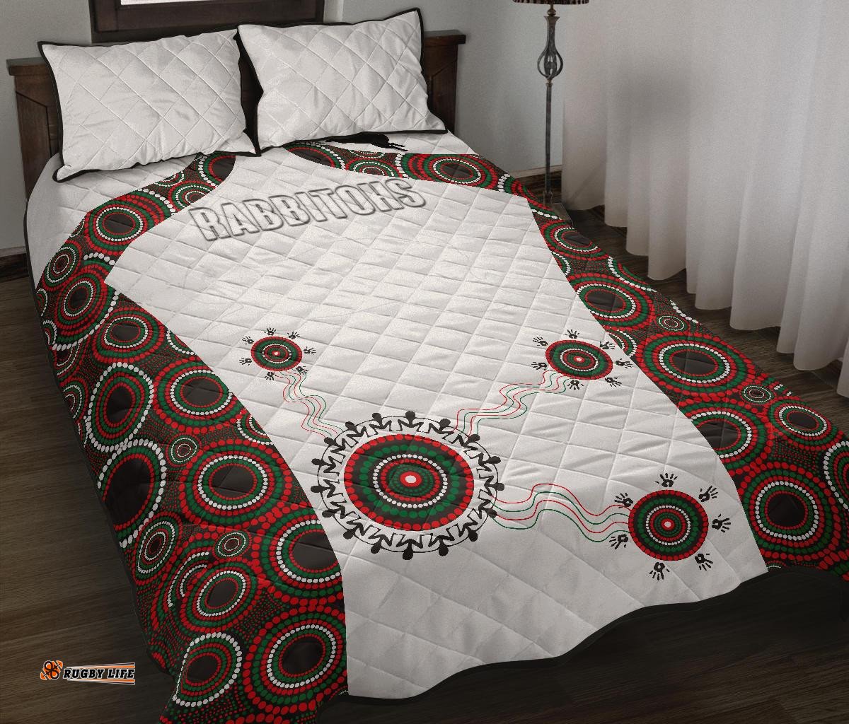 south sydney quilt bed set indigenous rabbitohs