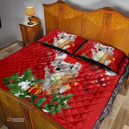 Personalised Koala Lover Quilt Bed Set Australia Koalaty Merry Christmas Aboriginal