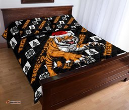 Wests Christmas Quilt Bed Set Tigers Fancy