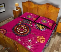 Sydney Quilt Bed Set Sixers Indigenous Magenta
