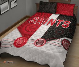 Saints Quilt Bed Set Indigenous