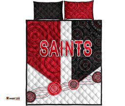 Saints Quilt Bed Set Indigenous