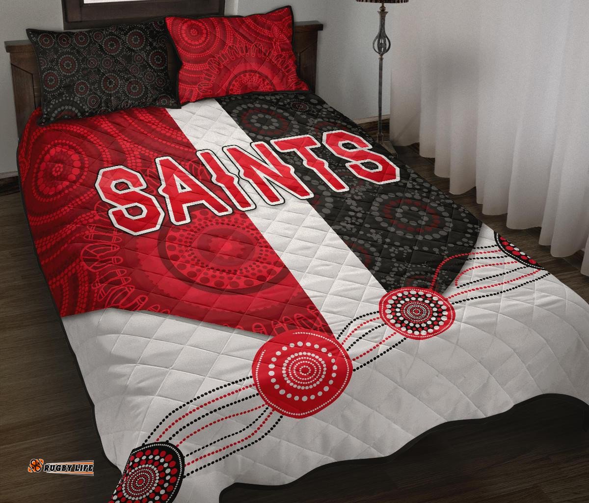 Saints Quilt Bed Set Indigenous
