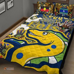 Eels Rugby Naidoc Week Quilt Bed Set Custom Parramatta Eels NAIDOC Week celebrations