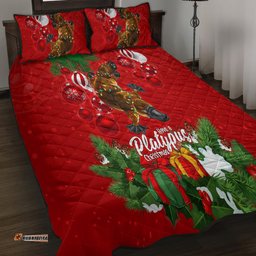 Platypus Lover Quilt Bed Set Australia Merry Christmas Aboriginal