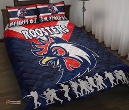 Sydney Quilt Bed Set Roosters ANZAC Style