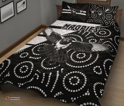 western suburbs magpies quilt bed set simple indigenous