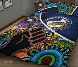 Parramatta Eels Quilt Bed Set Eels Indigenous Aboriginal