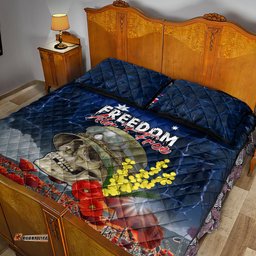 australia anzac day quilt bed set freedom aint free
