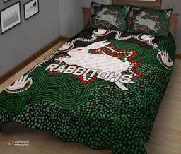 rabbitohs quilt bed set aboriginal 2