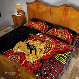 Personalised Australia Indigenous Quilt Bed Set We Are All Australian Vote NO To The Voice