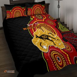 Personalised Australia Indigenous Quilt Bed Set We Are All Australian Vote NO To The Voice