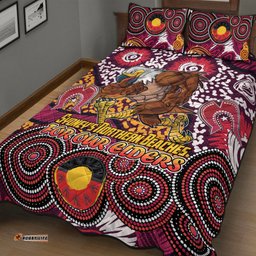 Australia Manly Naidoc Quilt Bed Set Custom For Our Elders Quilt Bed Set