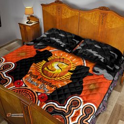 Perth Scorchers ANZAC 2024 Quilt Bed Set Lest We Forget Poppy Mix Camouflage