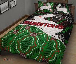 Rabbitohs Quilt Bed Set Aboriginal