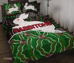 Rabbitohs Quilt Bed Set Aboriginal