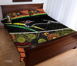 Panthers Rugby Quilt Bed Set Aboriginal Basic Style