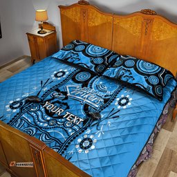 Custom Adelaide Strikers Cricket Quilt Bed Set Happy Australia Day Aboriginal Art