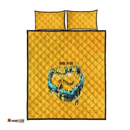 Matildas Til Its Done Custom Quilt Bed Set Australia Womens Soccer Gold Style