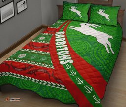 South Sydney Rabbitohs Aboriginal Quilt Bed Set Victorian Vibes