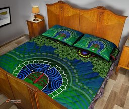 Torres Strait Quilt Bed Set Dhari And Dot Patterns