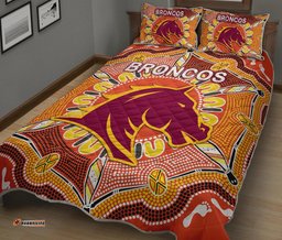 brisbane quilt bed set broncos indigenous warm vibes