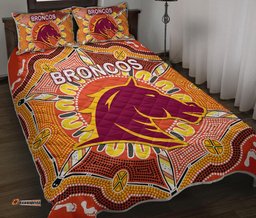 brisbane quilt bed set broncos indigenous warm vibes