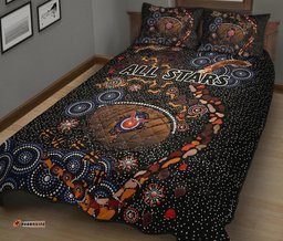 indigenous quilt bed set all stars
