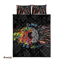 australia aboriginal quilt bed set autism its okay to be different