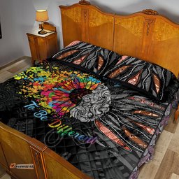 australia aboriginal quilt bed set autism its okay to be different