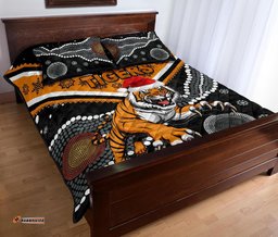 Wests Christmas Quilt Bed Set Tigers Indigenous