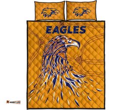 West Coast Quilt Bed Set Eagles Indigenous
