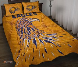 West Coast Quilt Bed Set Eagles Indigenous