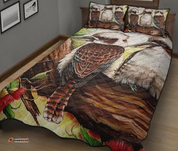 quilt bed set kookaburra with waratah